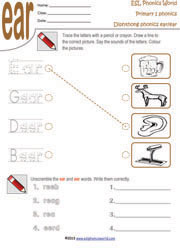 ear-eer-diphthong-worksheet